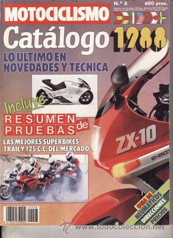 Cars and Motorcycles: CATALOGO MOTOCICLISMO N&ordm; 8 A&Ntilde;O 1988.