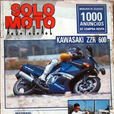 Coches y Motocicletas: SOLO MOTO ACTUAL Nº 740 JUL 1990, KAWA ZZR 600. Lote 237333795