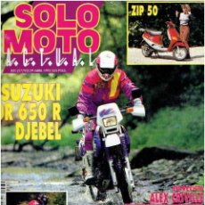Coches y Motocicletas: REVISTA, SOLO MOTOS, ACTUAL Nº 831 ABRIL DE 1992
