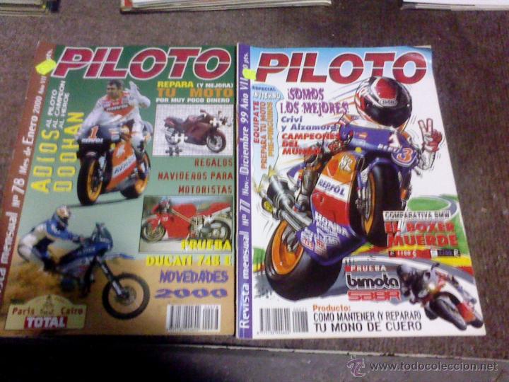 Cars and Motorcycles: lote de 2 revistas moto piloto