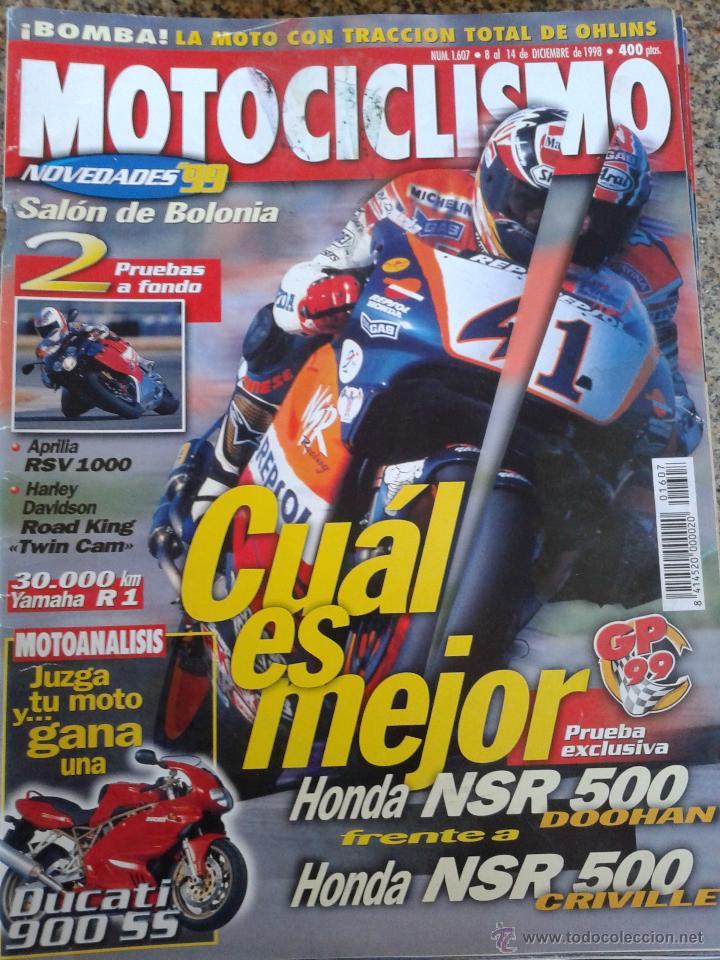 Cars and Motorcycles: REVISTA MOTOCICLISMO -- N&ordm; 1607 -- DICIEMBRE 1998 --