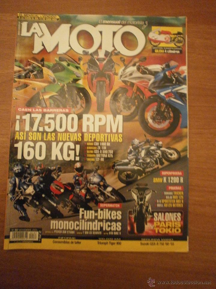 Automobili e Motociclette: REVISTA LA MOTO - N&ordm; 187, NOVIEMBRE 2005-