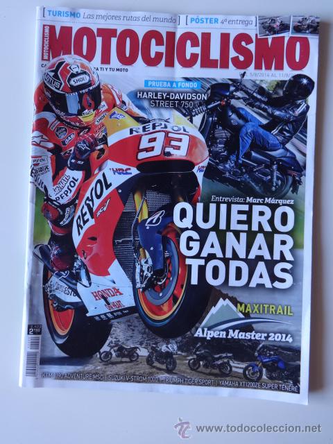 Autos und Motorr&auml;der: MOTOCICLISMO 2422 AGO 14.KTM 1190 ADVENTURE-V STROM 1000-TIGER SPORT-XT1200 SUPER TENERE. MARQUEZ