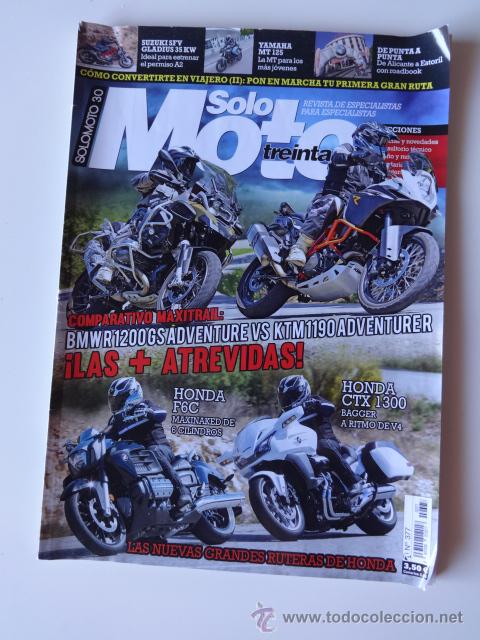Autos und Motorr&auml;der: SOLOMOTO 30 377.KTM 1190 ADVENTURE R VS BMW R1200 GS.HONDA F6C. HONDA CTX 1300