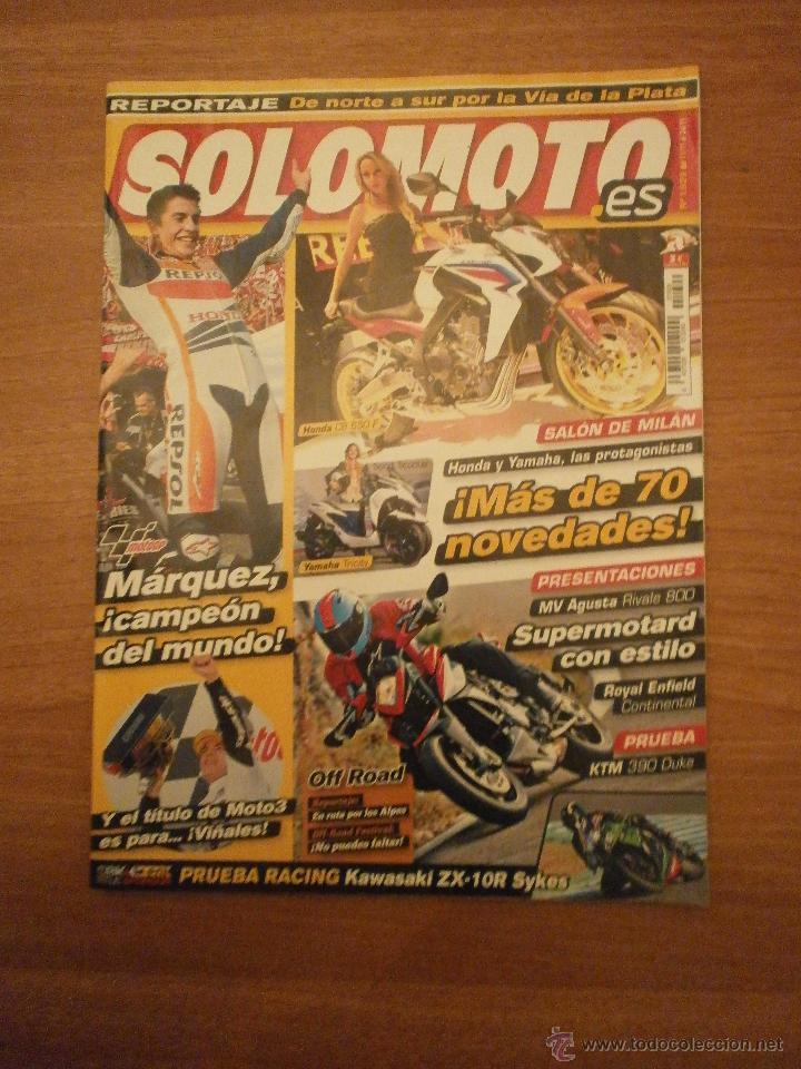 Autos und Motorr&auml;der: REVISTA SOLO MOTO - N&ordm; 1929-- DEL 11-11-- AL 24 - 11-