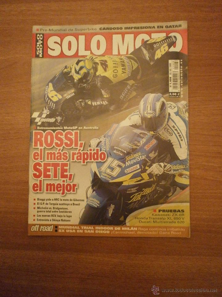Autos und Motorr&auml;der: REVISTA SOLO MOTO - N&ordm; 1498-- 22-- 2- 2005-