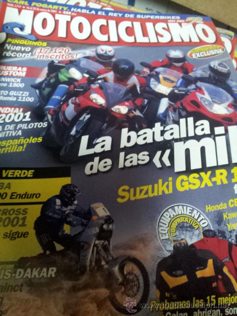 Voitures et Motocyclettes: REVISTA MOTOCICLISMO N&ordm; 1717 SEPTIEMPRE 2001
