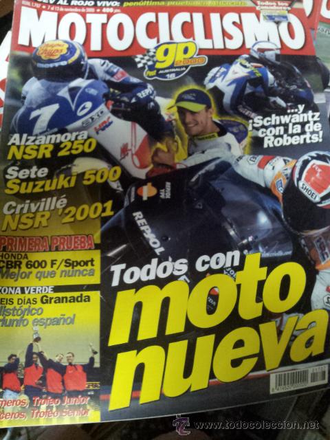 Voitures et Motocyclettes: REVISTAS MOTOCICLISMO N&ordm; 1707 SEPTIEMPRE 2001