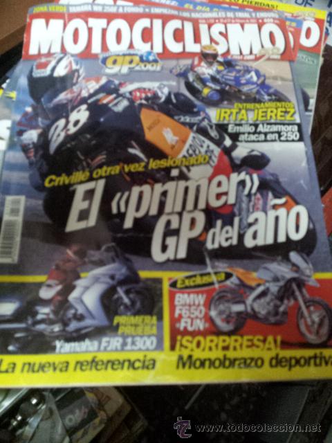 Voitures et Motocyclettes: REVISTAS MOTOCICLISMO N&ordm; 1722 SEPTIEMPRE 2001