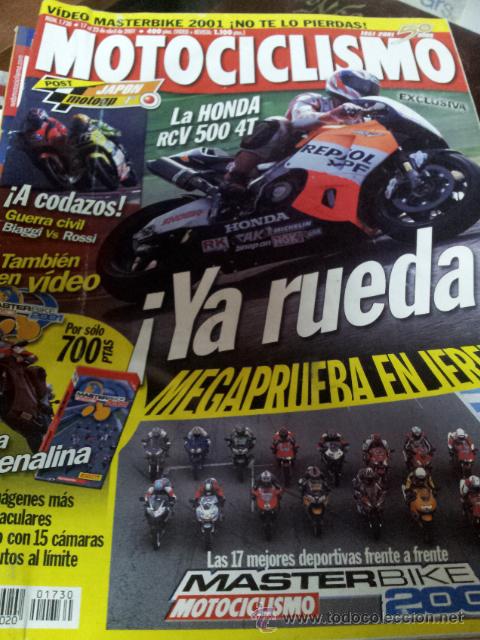 Voitures et Motocyclettes: REVISTAS MOTOCICLISMO N&ordm; 1730 SEPTIEMPRE 2001