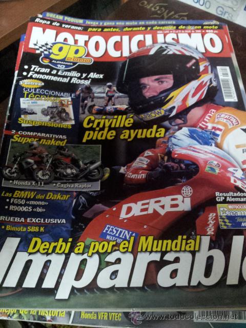 Voitures et Motocyclettes: REVISTA MOTOCICLISMO N&ordm; 1692 SEPTIEMPRE 2000