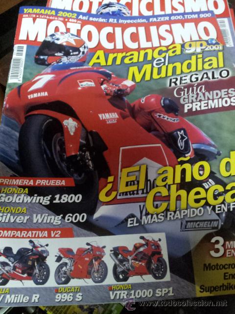 Voitures et Motocyclettes: REVISTA MOTOCICLISMO N&ordm; 1728 SEPTIEMPRE 2001