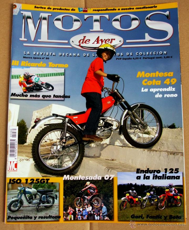 Revista Motos De Ayer Nº 80 Vendido En Venta Directa 57240616 4231