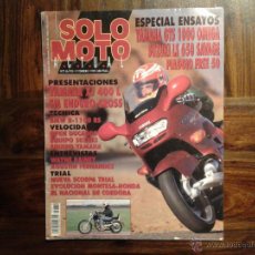 Coches y Motocicletas: SOLO MOTO FEBRERO 1993. YAMAHA GTS. SUZUKI SAVAGE. BMW R 1100 RS. PIAGGIO FREE. Lote 46711960