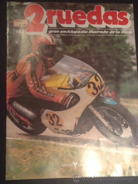 Voitures et Motocyclettes: revista fasciculo n&ordm; numero 102 de la gran enciclopedia ilustrada de la moto editorial delta