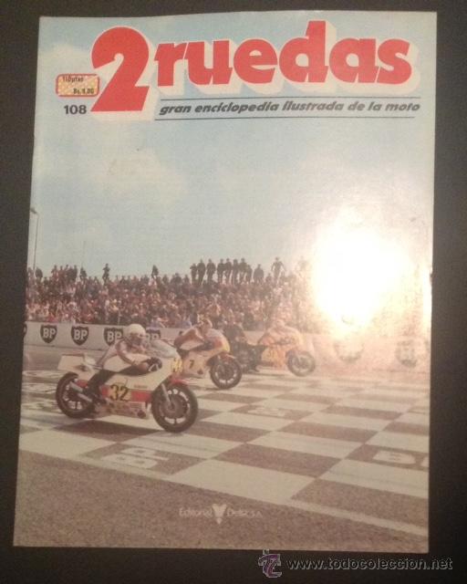Voitures et Motocyclettes: revista fasciculo n&ordm; numero 108 de la gran enciclopedia ilustrada de la moto editorial delta