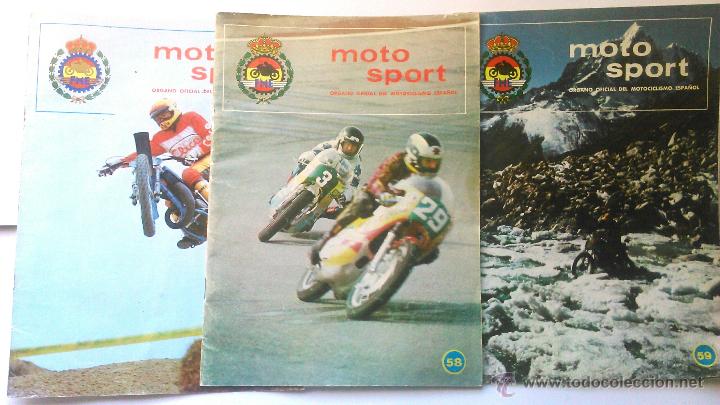 Coches y Motocicletas: REVISTA MOTO SPORT N&ordm;158, 1976 GILERA VESPA Y DE REGALO 2 REVISTAS INCOMPLETAS N&deg; 59 y 112