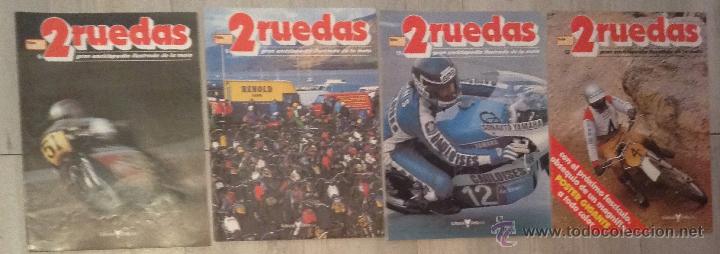 Voitures et Motocyclettes: lote revista 2 ruedas numero n&ordm; 6-9-11-12 gran enciclopedia ilustrada de la moto