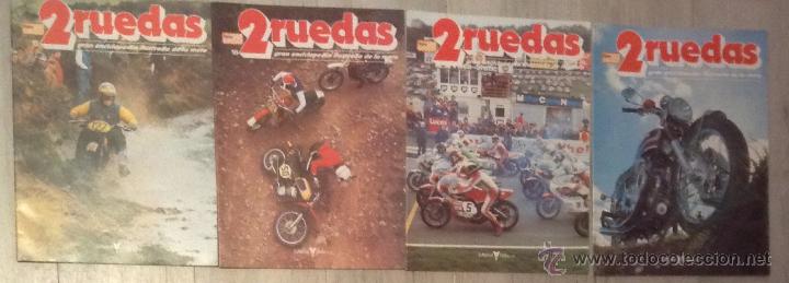 Voitures et Motocyclettes: lote revista 2 ruedas numero n&ordm; 15-16-17-19 gran enciclopedia ilustrada de la moto