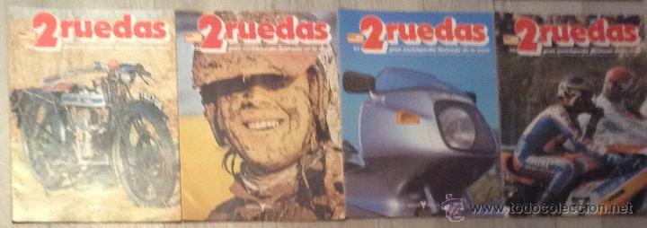 Voitures et Motocyclettes: lote revista 2 ruedas numero n&ordm; 20-22-27-30 gran enciclopedia ilustrada de la moto