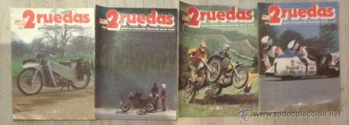 Voitures et Motocyclettes: lote revista 2 ruedas numero n&ordm; 53-54-55-56 gran enciclopedia ilustrada de la moto