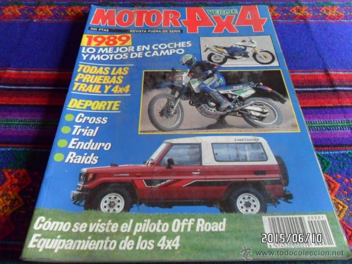 Automobili e Motociclette: MOTOR 4X4 VERDE ESPECIAL 1989. 500 PTS. BUEN ESTADO.