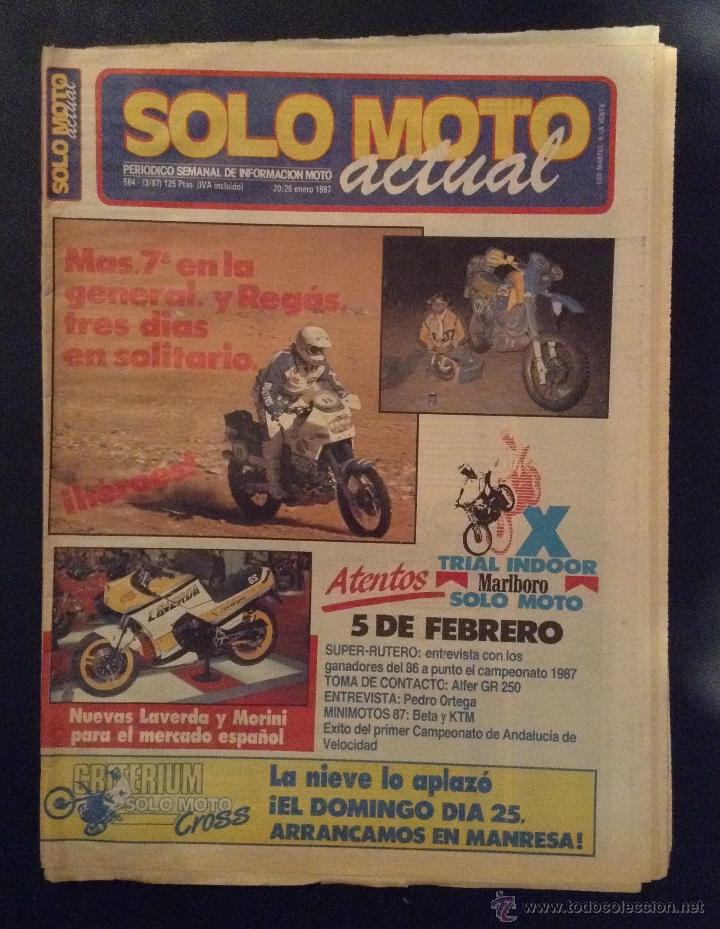 Automobili e Motociclette: revista periodico solo moto actual de 1987 n&ordm; 564 laverda morini