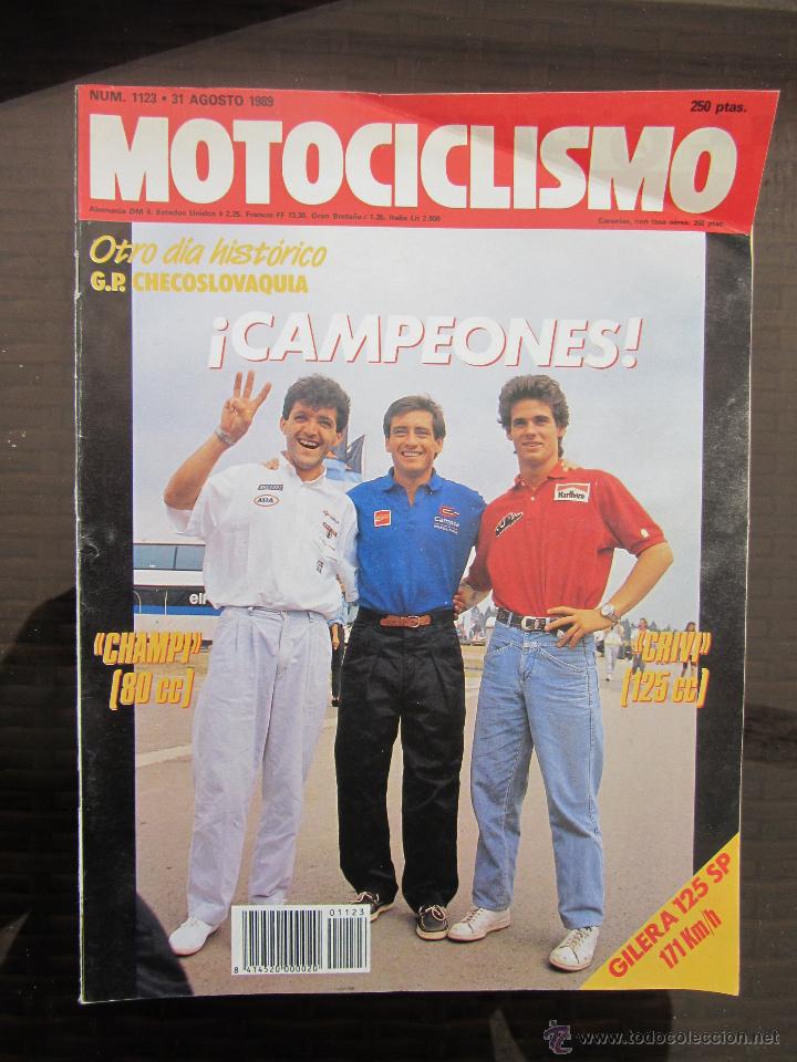 Automobili e Motociclette: Revista Motociclismo n&ordm; 1123 A&ntilde;o 1989.