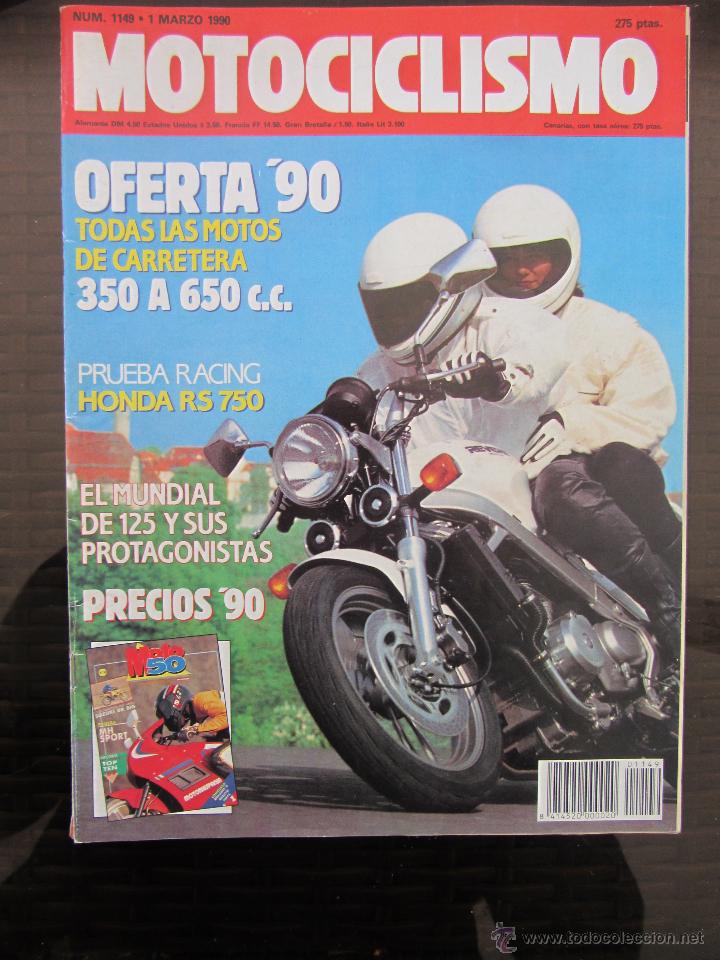 Automobili e Motociclette: Revista Motociclismo n&ordm; 1149 A&ntilde;o 1990.  Honda RS750.