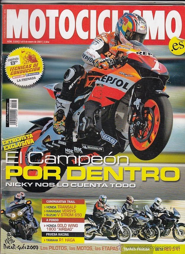 Voitures et Motocyclettes: REVISTA MOTOCICISMO N&ordm; 2028 A&Ntilde;O 2007. PRUEBA: HONDA GOLD WING 1800 AIRBAG. COMP: HONDA TRANSALP