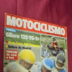 Coches y Motocicletas: MOTOCICLISMO. Nº 751. 8 MAYO 1982. GILERA 125. FERRARI. GP. AUSTRIA.