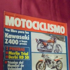Coches y Motocicletas: MOTOCICLISMO. Nº 752. 15 MAYO 1982. 2 PRUEBAS. MERLIN TRIAL. DERBI RD 50. G.P. DE FRANCIA.
