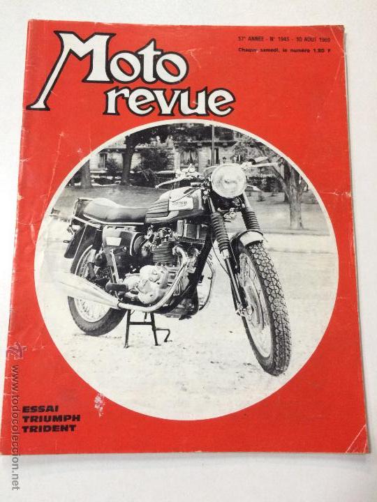 Autos und Motorr&auml;der: REVISTA MOTO REVUE, NUMERO 1943, 30 AGOSTO 1969,TRIUMPH, GP ULSTER, FINLANDIA