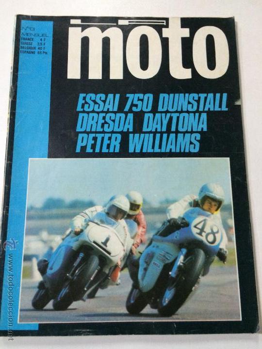 Carros e motociclos: REVISTA LA MOTO,NUMERO 13, 1971, INCLUYE POSTER DOBLE, DAYTONA.