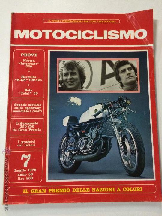 Voitures et Motocyclettes: REVISTA MOTOCICLISMO ,A&Ntilde;O 58,  NUMERO 7, JULIO 1972, NORTON 750, BETA 50, HERCULES 100/125.