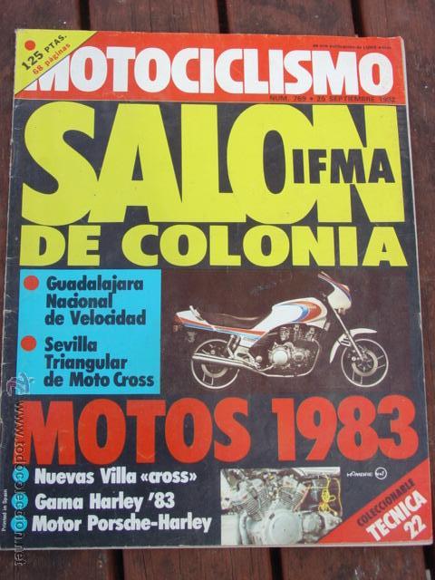Voitures et Motocyclettes: Revista Motociclismo n&ordm; 769 de 25 Septiembre 1982.
