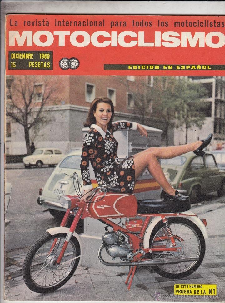 Voitures et Motocyclettes: REVISTA MOTOCICLISMO N&ordm; DICIEMBRE A&Ntilde;O 1969. PRUEBA MT 50.