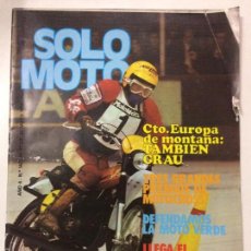 Coches y Motocicletas: REVISTA SOLO MOTO Nº 142, AÑO 4, 25 MAYO 1978, POSTER 250CC, VER SUMARIO.