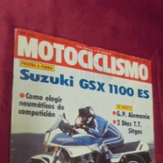 Coches y Motocicletas: MOTOCICLISMO. Nº 800. SUZUKI GSX 1100 ES. SALON BARCELONA.