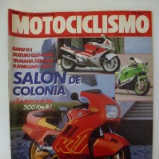 Coches y Motocicletas: MOTOCICLISMO. NÚMERO 1075. AÑO 1988.. Lote 56801404