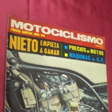 Coches y Motocicletas: MOTOCICLISMO. 1ª QUINCENA JUNIO 1974. PRUEBA KAWASAKI MACH II 400.