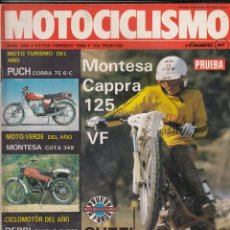 Coches y Motocicletas: REVISTA MOTOCICLISMO Nº 644 AÑO 1980. PRUEBA: MONTESA CAPPRA 125 VF. GUZZI IMOLA 350.. Lote 113395526