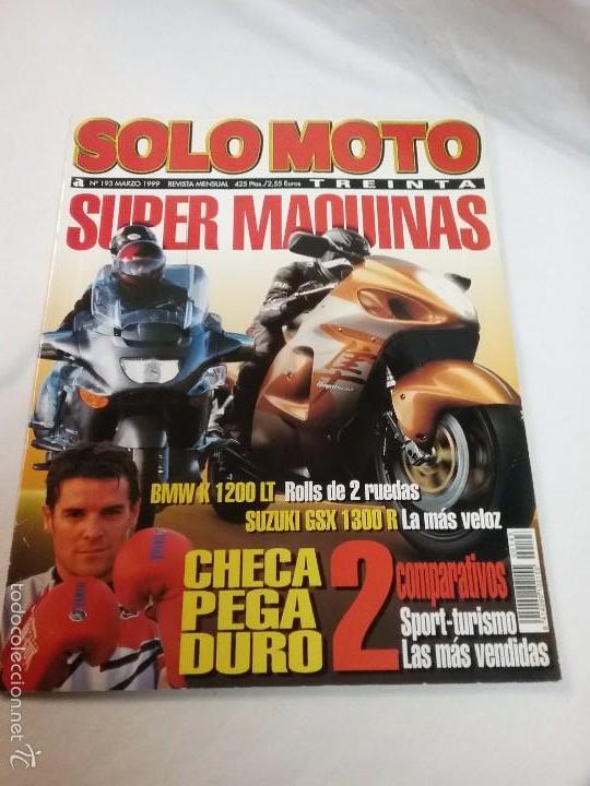Voitures et Motocyclettes: REVISTA - SOLO MOTO TREINTA - N&deg; 193 MARZO 1999