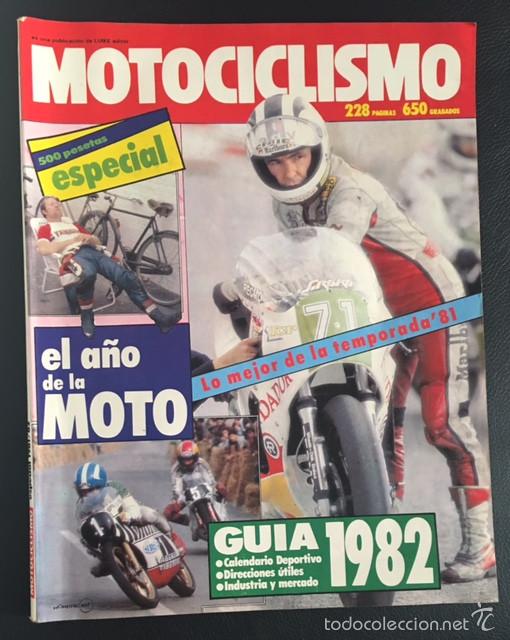 Cars and Motorcycles: revista motociclismo numero n&ordm; 734 1981 especial el a&ntilde;o de la moto guia 1982