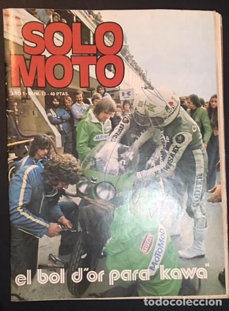 Carros e motociclos: revista solo moto a&ntilde;o 1 numero n&ordm; 15 torrot gs