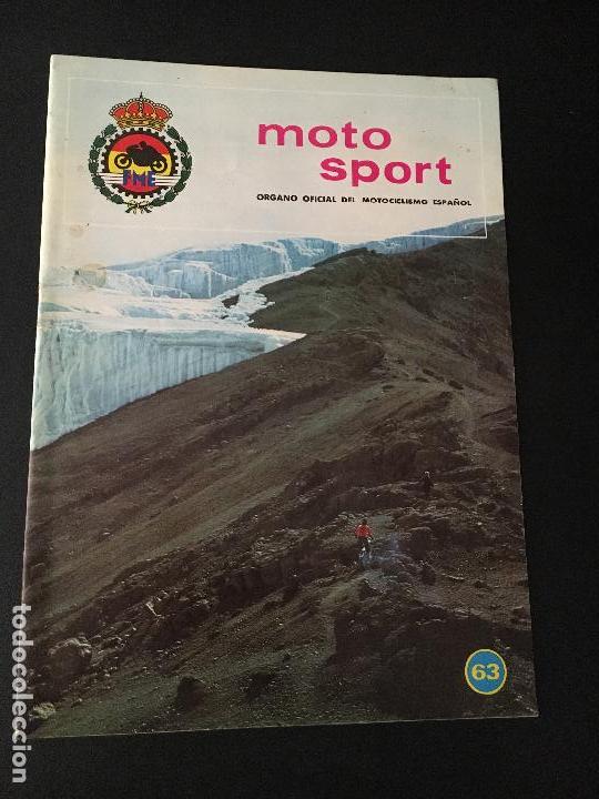 Carros e motociclos: revista moto sport numero n&ordm; 63 de 1976