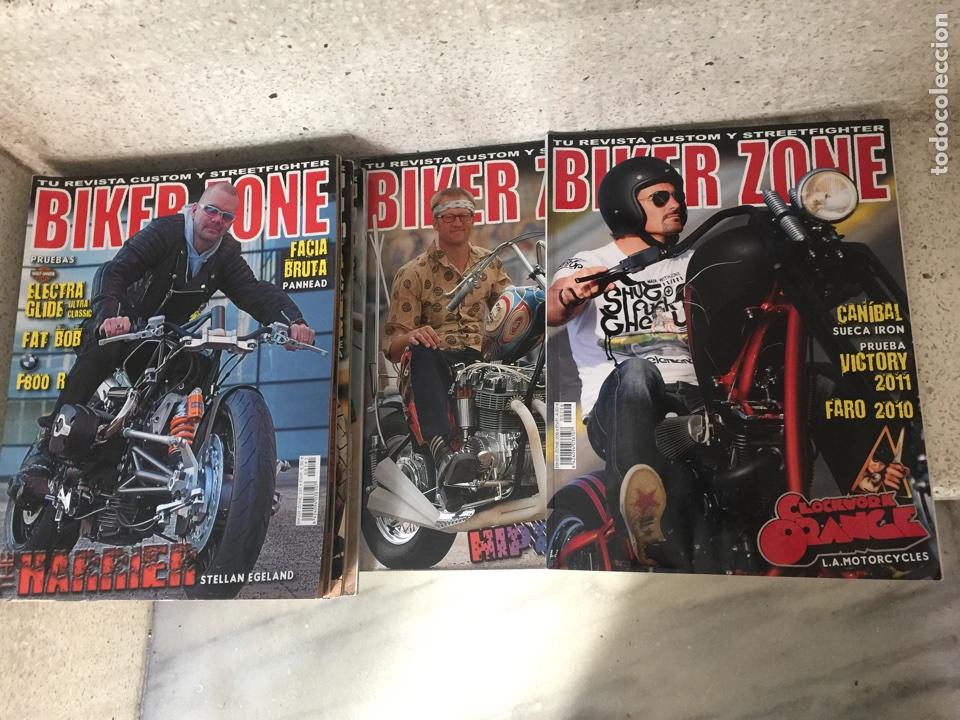 Automobili e Motociclette: BIKER ZONE. REVISTA CUSTOM STREETFIGHTER. LOTE DE 42 REVISTAS.