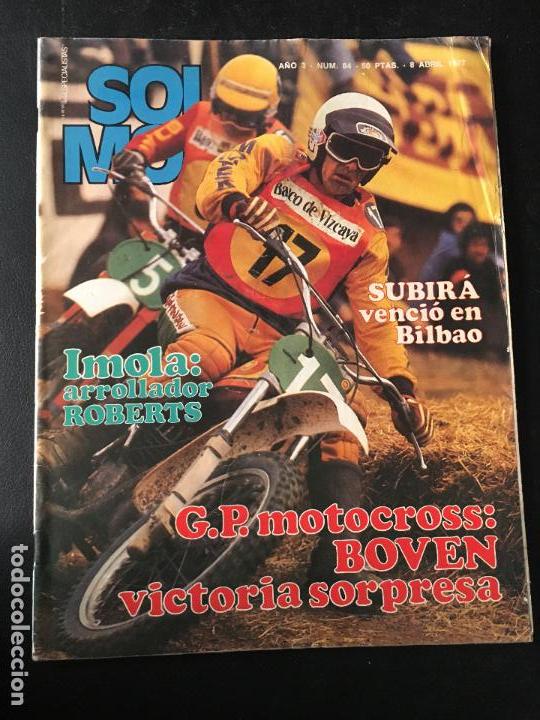 Automobili e Motociclette: revista solo moto numero n&ordm; 84 de 1977 motobi 500 ls