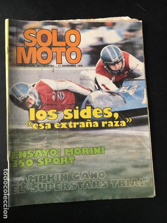 Automobili e Motociclette: revista solo moto numero n&ordm; 68 de 1976  morini 350 sport