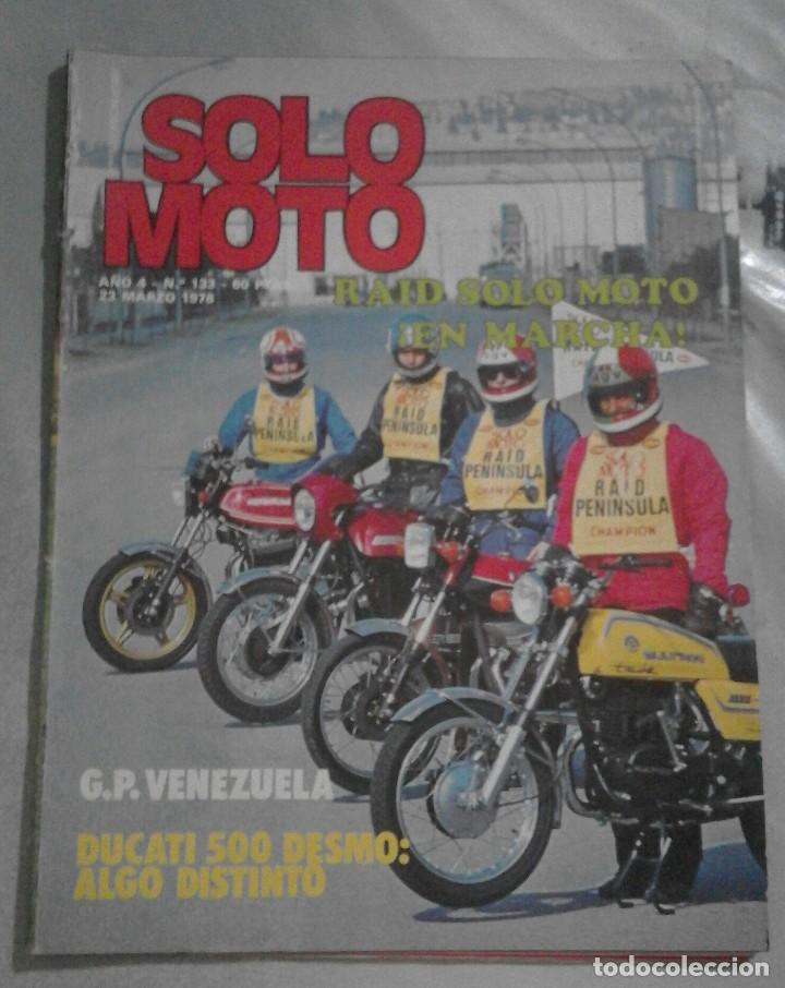 Automobili e Motociclette: Revista Solo Moto n&ordm; 133 - 23 Marzo 1978